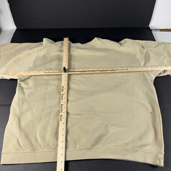 Y2K NFL St Louis Rams Football Sweatshirt Extra Extra Large Tan Faded Crewneck - Picture 13 of 16